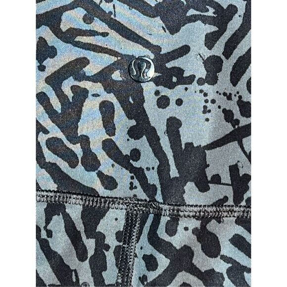 Lululemon Wunder Under Sexy Sheer Mesh Ankle Leggings Size 6 - Picture 2 of 4